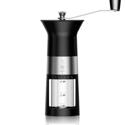 bialetti manual grinder with stainless steel burr