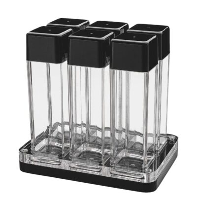 محفظه دوز قهوه نورمکور 6 عددی شفاف