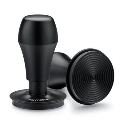 تمپر فنردار نورمکور مدل V4 شیاردار تیتانیوم سایز 58.5 رنگ مشکی