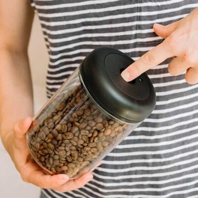 بانکه قهوه فلو مدل اتموس | 1.2 لیتر | شیشه ای