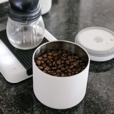 بانکه قهوه فلو مدل اتموس | 0.7 لیتر | سفید