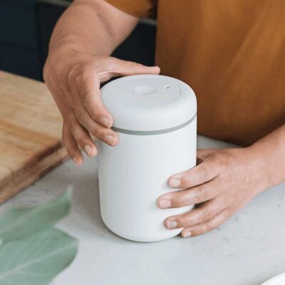 بانکه قهوه فلو مدل اتموس | 1.2 لیتر | سفید