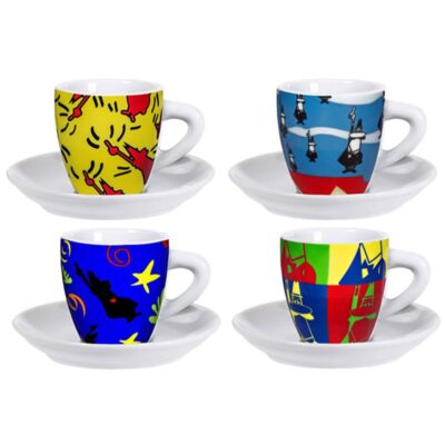 ست 8 پارچه قهوه خوری بیالتی مدل آرت کاپ