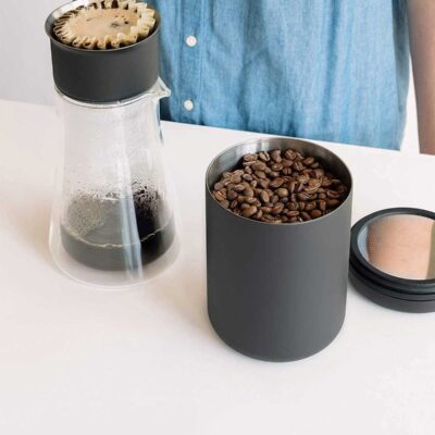 بانکه قهوه فلو مدل اتموس | 1.2 لیتر | مشکی